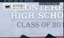 
							         Monterey High School - Burbank Unified School District								  
							    
