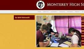 
							         Monterey High School								  
							    