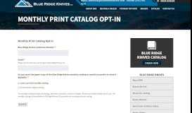 
							         Monthly Print Catalog Opt-in | Blue Ridge Knives								  
							    