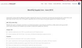 
							         Monthly Supply Line - June 2015 - QubicaAMF UK								  
							    