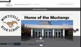 
							         Monticello High School - Albemarle County Public Schools								  
							    