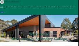 
							         Montmorency Secondary College | Home								  
							    