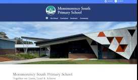 
							         Montmorency South Primary School – Together we Learn, Lead and ...								  
							    