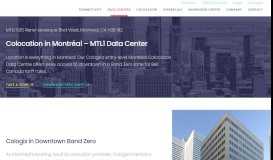 
							         Montréal Data Center | MTL1 | Cologix								  
							    