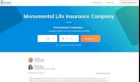 
							         Monumental Life Insurance Company - Insurance Providers								  
							    
