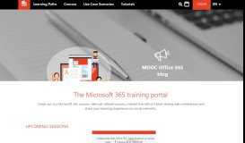 
							         MOOC Office 365								  
							    