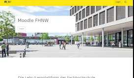 
							         Moodle FHNW								  
							    
