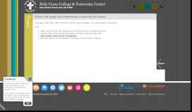 
							         Moodle | Holy Cross College & University Centre								  
							    