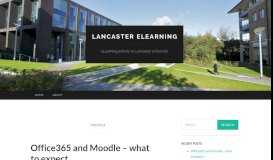 
							         moodle | Lancaster eLearning - WordPress.com								  
							    