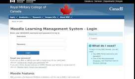 
							         Moodle Learning Management System - Login								  
							    
