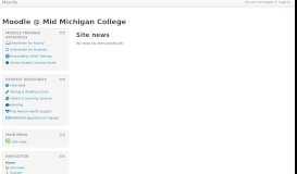 
							         Moodle @ Mid Michigan College								  
							    