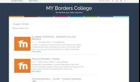 
							         Moodle – MY Borders College								  
							    