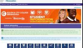 
							         Moodle - South and City College								  
							    