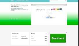 
							         moodle.standrews.ac.th - Moodle @ St Andrews: Log in to ...								  
							    