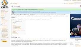 
							         Moondust - Combine OverWiki, the original Half-Life wiki and Portal wiki								  
							    