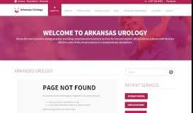 
							         Mooney, D. Keith - Arkansas Urology								  
							    