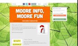 
							         Moore Info, Moore Fun | Smore Newsletters for Business								  
							    