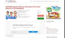 
							         MOORESVILLE PPM LLC, Neonatal-Perinatal Medicine in ... - LabDraw								  
							    