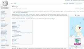 
							         Moray - Wikipedia								  
							    
