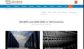 
							         More than 1,900 Partners in 140+ Countries - Zimbra								  
							    