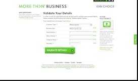 
							         MoreThan Business Van - MORE TH>N Van Choice Insurance								  
							    