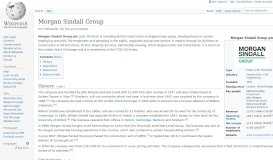 
							         Morgan Sindall Group - Wikipedia								  
							    