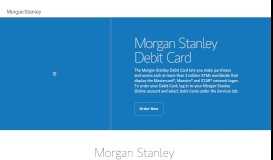 
							         Morgan Stanley Debit Card | Morgan Stanley								  
							    