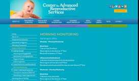 
							         Morning Monitoring - The Center for Advanced Reproductive Services								  
							    