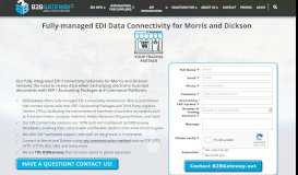 
							         Morris and Dickson Fully-managed EDI | B2BGateway								  
							    