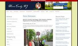 
							         Morris County Heritage: FDU Historic Marker Replaced at Florham ...								  
							    