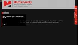 
							         Morris County Vocational School District / Homepage								  
							    