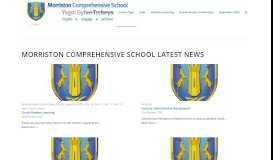 
							         Morriston Comprehensive School – inspire * engage * achieve								  
							    