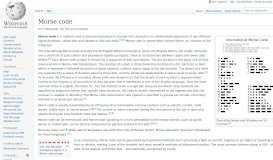 
							         Morse code - Wikipedia								  
							    