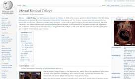 
							         Mortal Kombat Trilogy - Wikipedia								  
							    