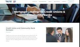 
							         Mortgage Lending for Credit Unions | AFR Wholesale								  
							    