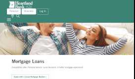 
							         Mortgage Loans | Heartland Bank and Trust Company								  
							    