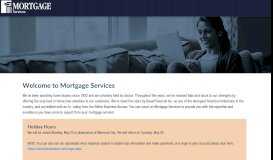 
							         Mortgage Services								  
							    
