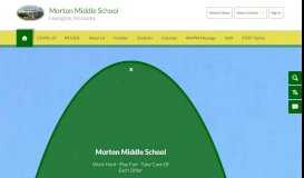 
							         Morton Middle School / Homepage								  
							    