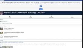 
							         Moshood Abiola University of Technology - Mautech - Home | Facebook								  
							    