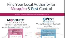 
							         Mosquito & Pest Control Services | Mosquito Authority & Pest Authority								  
							    