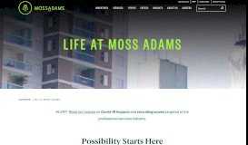 
							         Moss Adams Office Life								  
							    