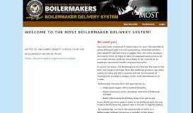 
							         MOST Boilermaker Delivery System								  
							    
