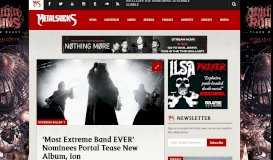 
							         'Most Extreme Band EVER' Nominees Portal Tease New Album, Ion ...								  
							    