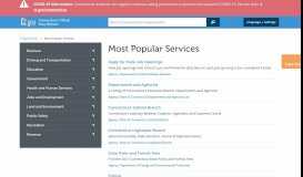 
							         Most Popular Services - CT.gov								  
							    