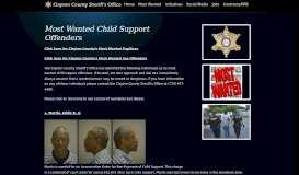 
							         Most Wanted Child Support Offenders - Clayton County Sheriff's Office								  
							    