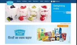 
							         Mother Dairy								  
							    