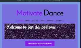 
							         Motivate Dance								  
							    