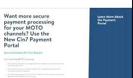 
							         MOTO Workflow - Payment Portal - Cin7								  
							    