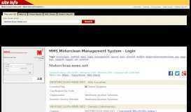 
							         motorclean-mms.net : MMS Motorclean Management System ...								  
							    