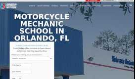 
							         Motorcycle Technical School - Orlando, FL | MMI								  
							    